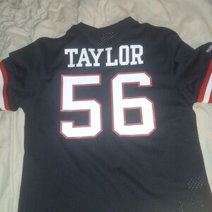 Mitchell & Ness Black Jersey with Red and White Accents